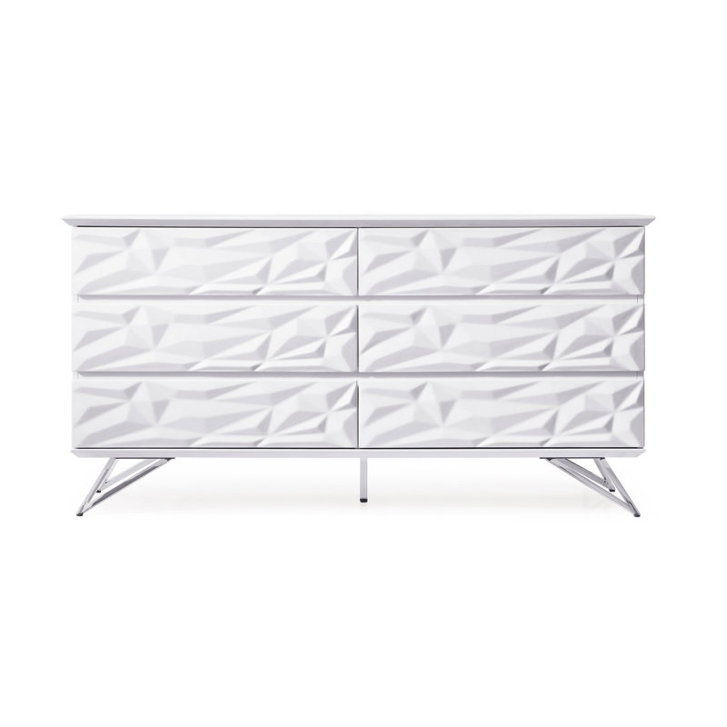 Vortice Accent Chest - White