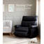 Fauteuil inclinable surdimensionné 37,4 po en polyuréthane avec rembourrage en éponge 1,5X