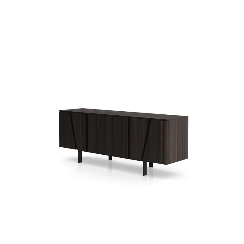 Miliano 76'' Sideboard, Smoked Oak
