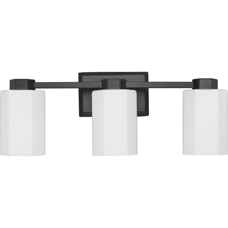 Estrada Dimmable Vanity Light, Matte Black, 3