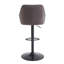 Swivel Upholstered Adjustable Height Counter Stool with Metal Frame-581688011
