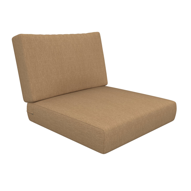 Amala Sunbrella® Outdoor Deep Seating Cushion, Sunbrella® Canvas Heather Beige , 28.5" W x 28.5" D