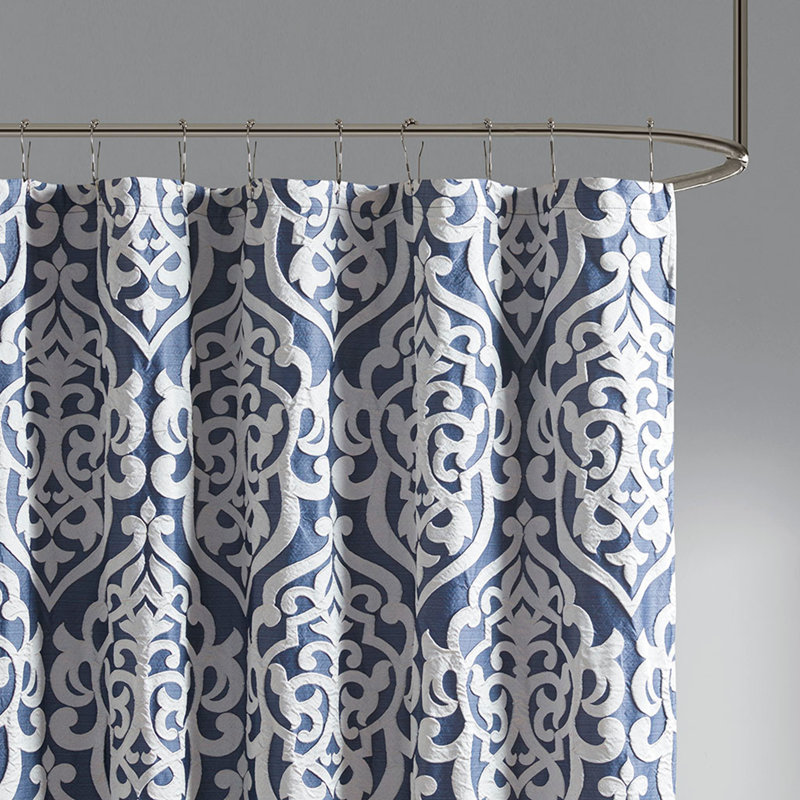 Rideau de douche jacquard