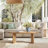 Jesusa Modern 47"W Oval Coffee Table with Solid Wood Adjustable Legs