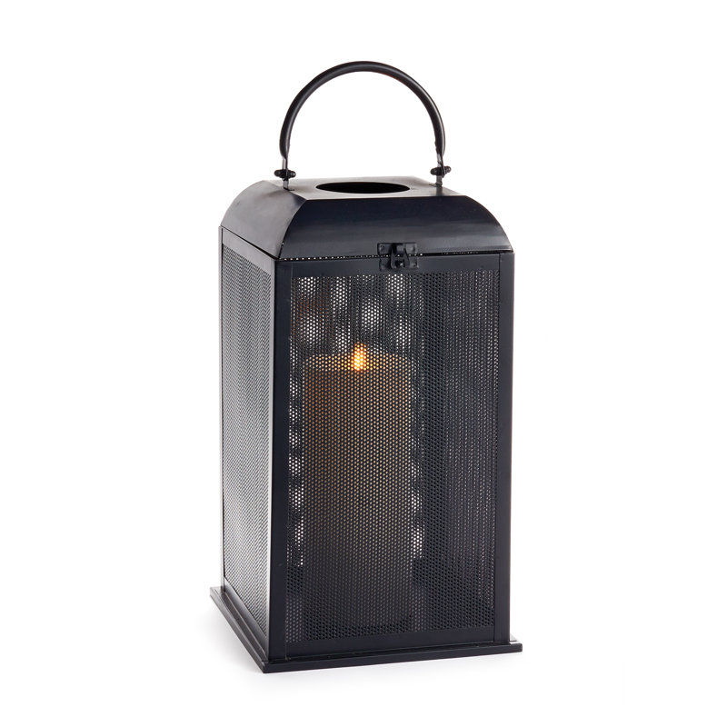 14'' H Brass Tabletop Lantern