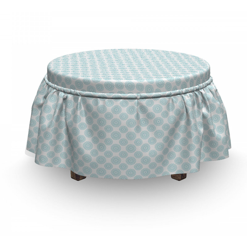 Box Cushion Ottoman Slipcover