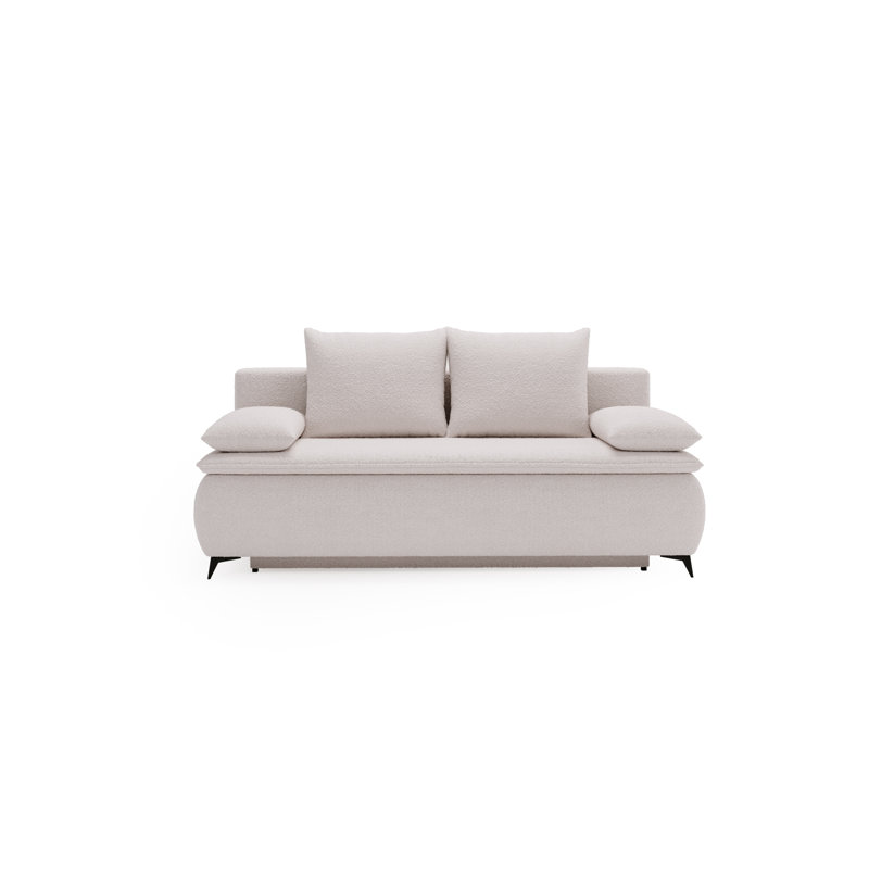 Tarrel 2 Seater Sofa Bed, White