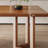 Light Brown Rectangular Solid Wood Dining Table-265295143