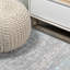 Tapis gris / turquoise Saulsberry Modern Strie-919759077
