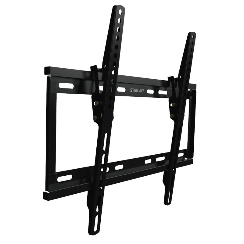 Stanley Black Steel Wall Mount for 32-70 Inch TVs