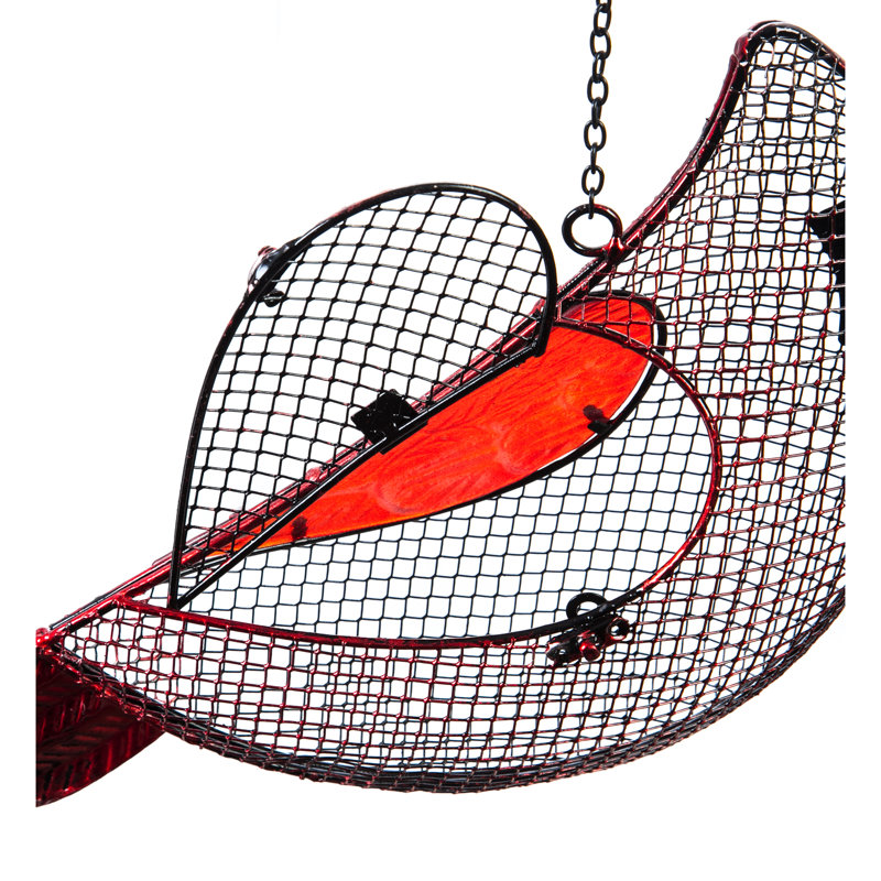 Ceana Cardinal Seed Decorative Hanging Bird Feeder