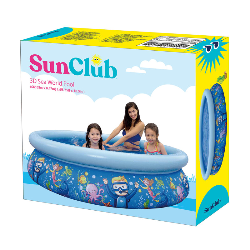 JLeisure Round Inflatable Pool 5 H x 20 W x 14 L