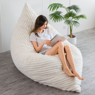 3 in 1 Convertible Square Bean Bag Bed by MAXYOYO