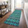 Premium Machine Washable Prisco Teal Rug