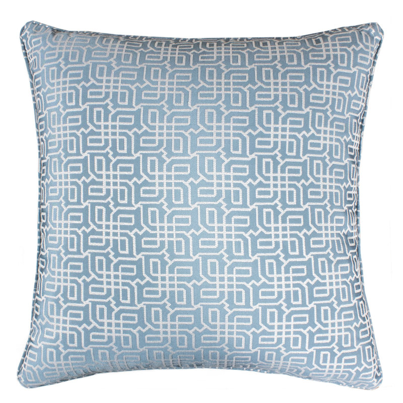 Sealena Outdoor Square Pillow Cover & Insert, Turquoise