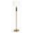 62'' Brass/Black Traditional Floor Lamp