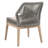 19.5'' H Polypropylene / Olefin Upholstered Mahogany Side Chair-66189266