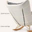 Chaise berçante à motif écossais Thousand-Bird-101281479