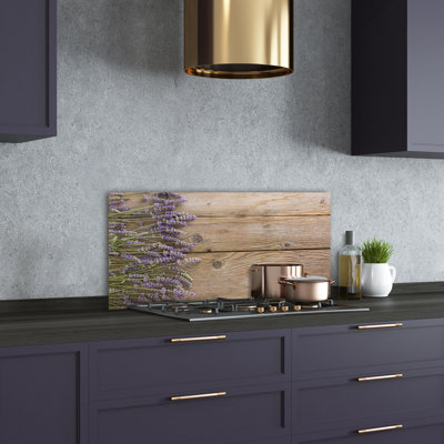 Damien 50cm W x 100cm L Glass Peel and Stick Panel