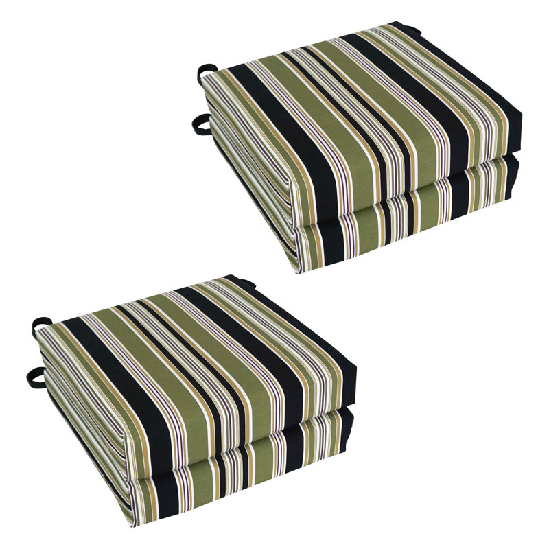 Outdoor 3'' Seat Cushion, Eastbay Onyx