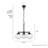 Hunter Saddle Creek 3 Light Chandelier Ceiling Light Fixture-73725866-73725867
