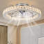 50cm Dimmable Crystal Ceiling Fan with LED Light and Remote Control and APP-451401822