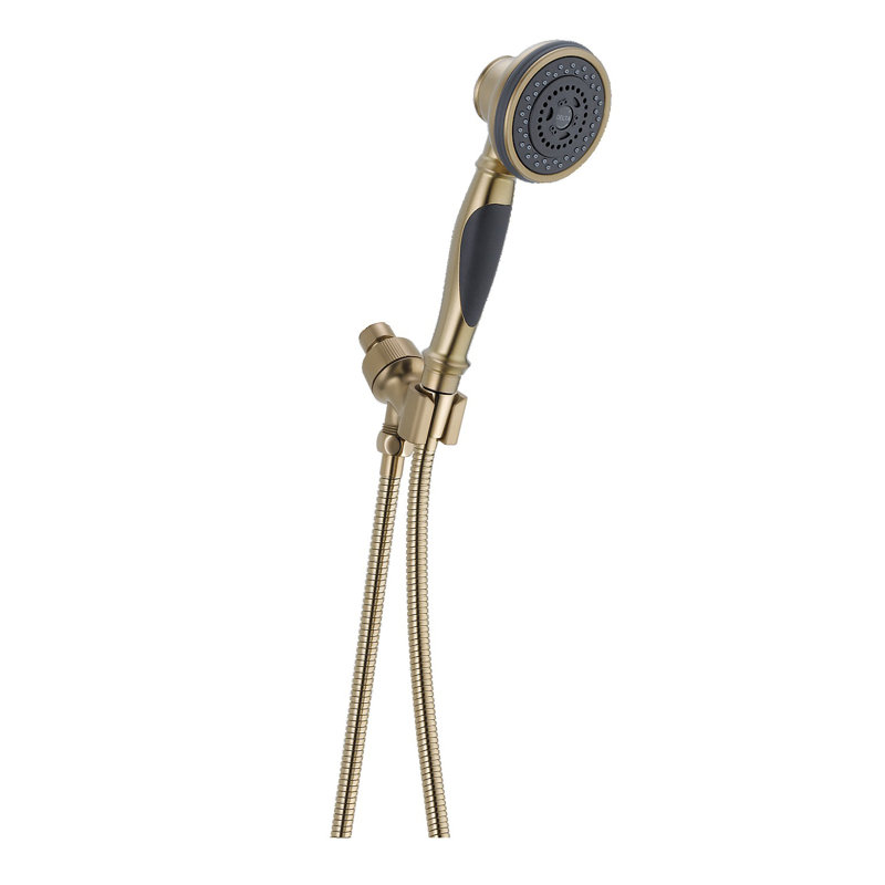 Multi Function Soft Handheld Shower Head, Brilliance Champagne Bronze
