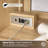 Cataleya Single Sink Bath Vanity in Weathered  with White Grain Composite Stone Top-768135024-768135027