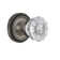Rope Rosette with Crystal Door Knob