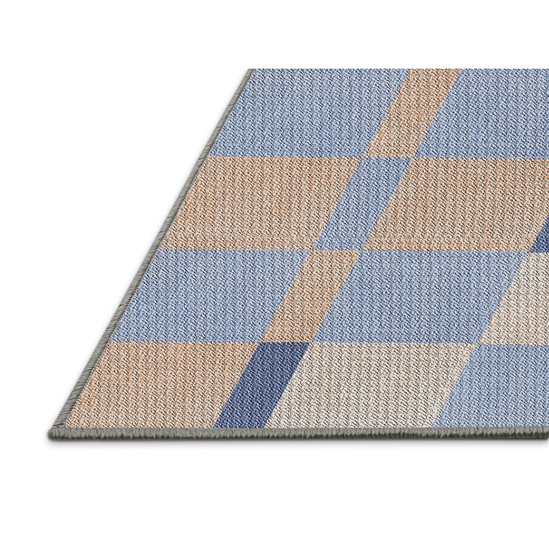 Tapis 100% motif lavable à la machine 1141, Rectangle 7 pi x 9 pi