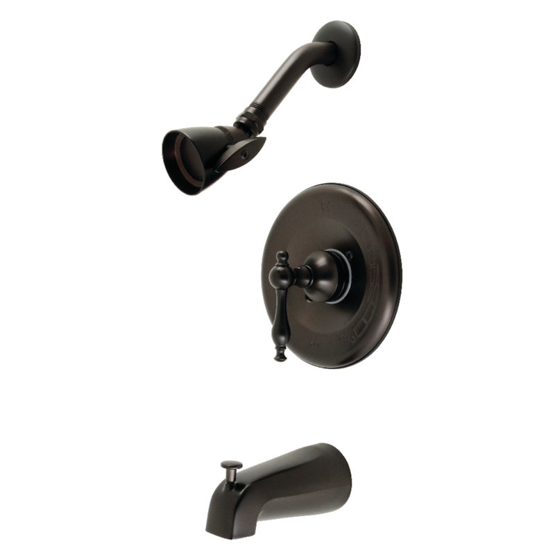 Kingston Brass Single-Handle Pressure Balanced Tub and Shower Faucet