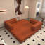 Canapé-lit convertible avec coussin cylindrique, canapé-lit pliant en velours côtelé pour le salon et la chambre à coucher-118580813
