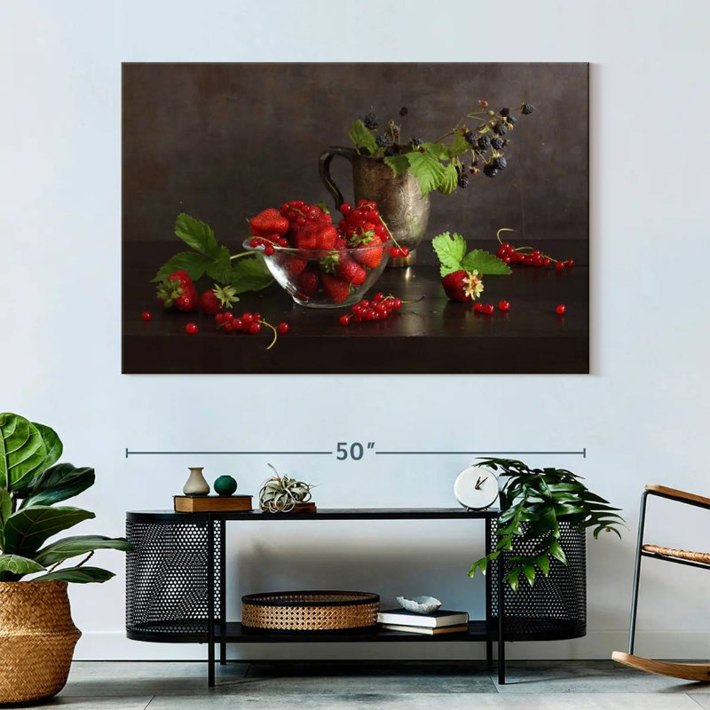 Yarlin Midsummer Berries, 34" H x 51" W