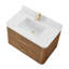 Meuble-lavabo mural simple 36 po en noyer grillé Francesca-134490164-134490166-134490168