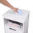 Nightstand With Charging Station, End Table With 2 Drawers-1934414825