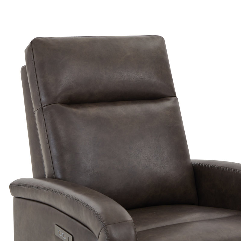 Fauteuil inclinable électrique Browdy Zero Wall, Similicuir chocolat