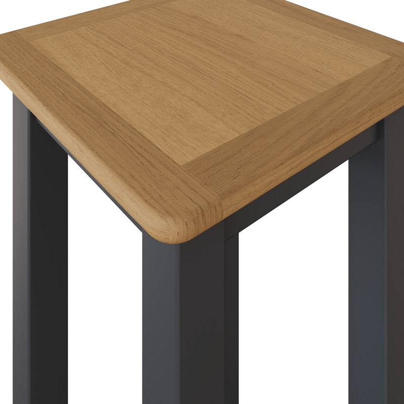 Daris Side Lamp Table Plant Stand. Fully Assembled, Blue