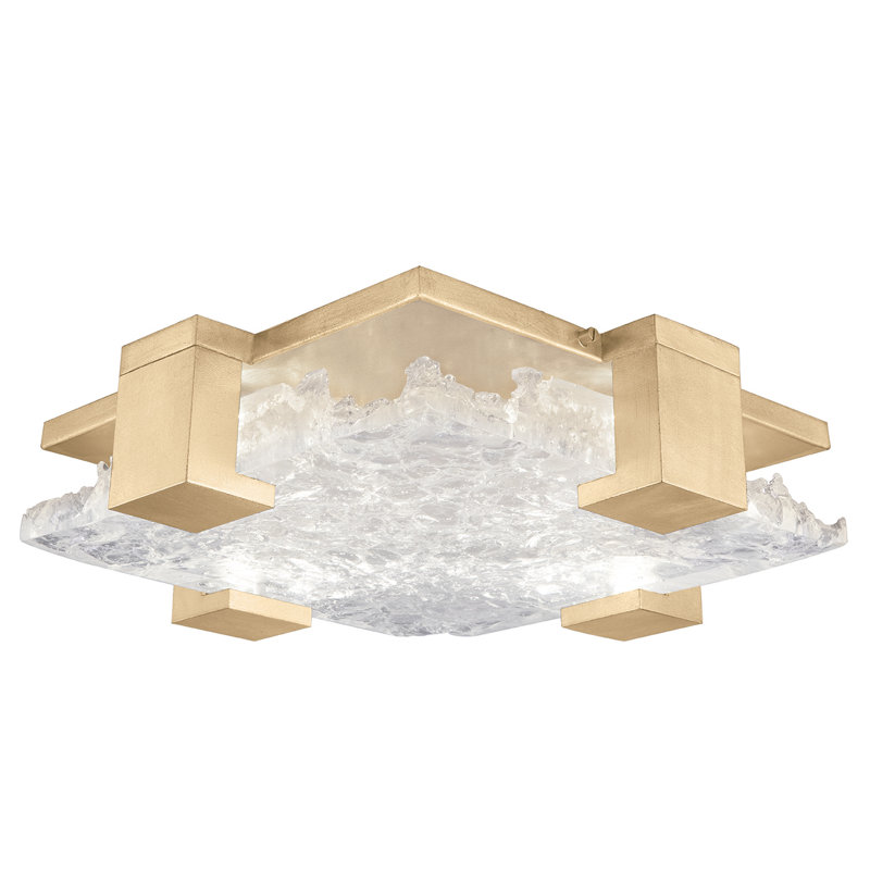 Terra 4 - Light LED Flush Mount, Clear, Gold