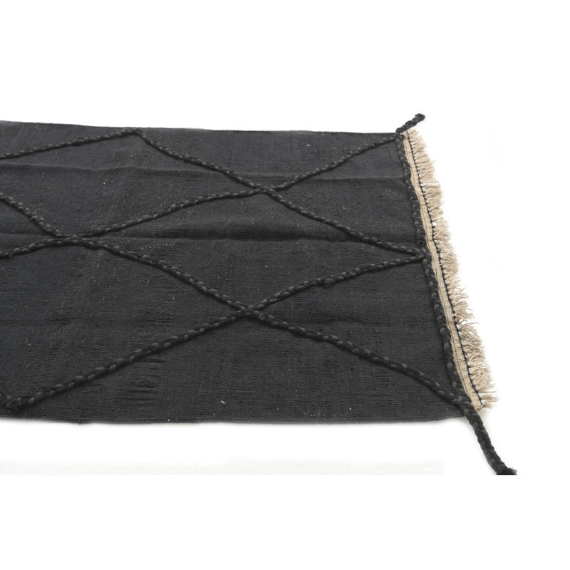 Tapis noir Noor