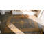 Hand Knotted Wool Area Rug in Blue