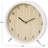 Metal Mechanical Tabletop Clock in White
