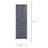  Ullin Floral Navy Sapphire Blue Runner Rug-71601390