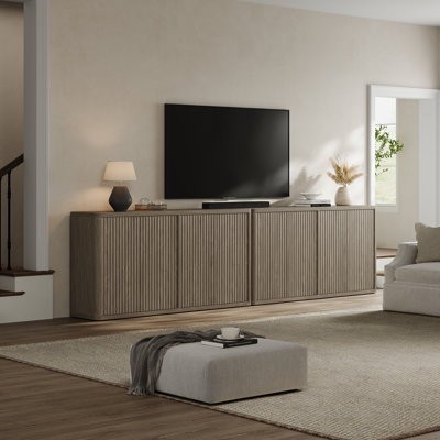 Cesiro 66.3'' W Sideboard With 4 Fluted Doors And Adjustable Shelves