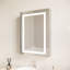 Armoire de salle de bain avec miroir à DEL 26 po x 20 po - Pharmacie avec support à porte simple 3000k à 6000k