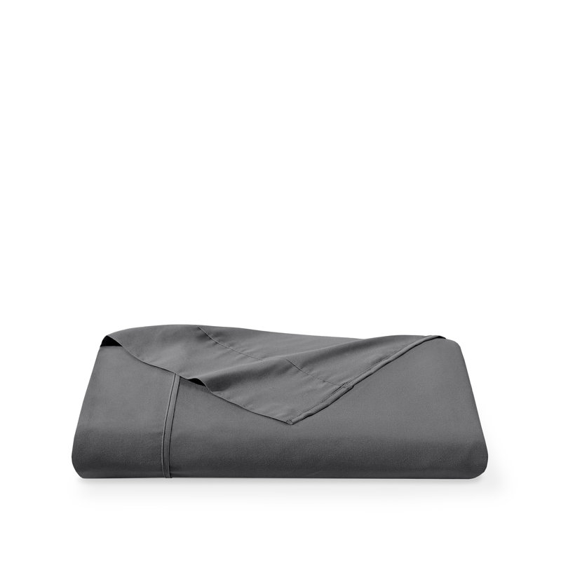 Drap de luxe ultra doux, Drap plat simple / simple TG, Gris