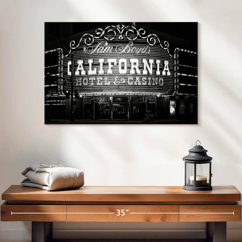 Tergel, Californie, hôtel et casino, H 16 po x l 24 po