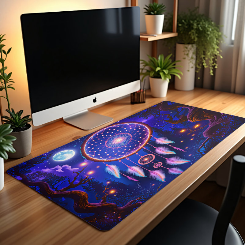 Polyester Desk Pad, 14.4x12.1