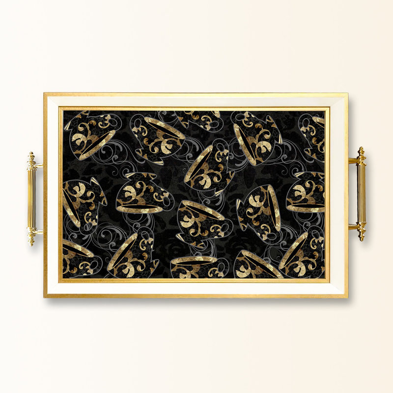 Elegant Glass Tray, 19.7 x 11.4 x 1.4 inches | 100% Durable Glass Construction | Easy to Clean with Damp Cloth | Ideal for Serving, Decorative Display, and Organizing | Stylish Addition to Home Décor