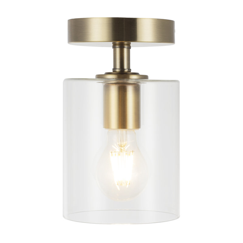Glass Semi Flush Mount