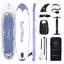 Planche de pagaie debout gonflable 11 pi x 34 po x 6 po avec accessoires